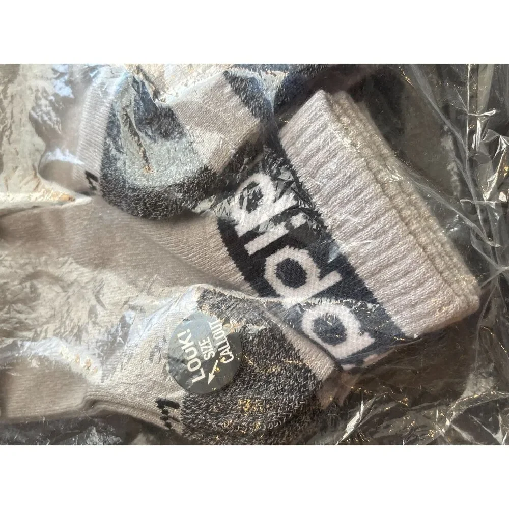 Adidas Youth Medium 6 pairs Assorted Socks New with tag Gray